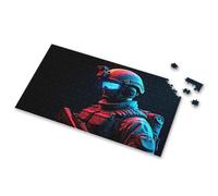 Puzzles pour enfants de 4 à 6 ans Les futurs guerriers sont équipés de lunettes de vision nocturne et de gilets tactiques - Puzzle photo pour fille de 4 ans - Cadeau d'anniversaire (1 000 pièces)