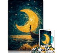 Puzzles pour Enfants sous Les étoiles pour Adolescents, Jeux stimulants, Chaque pièce est Unique - Jeu Familial Stimulant (38x26cm)