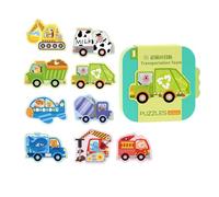 Puzzles pour - Jeux éducatifs en Bois avec Dessins Animés | Jeux D'Incastro pour Enfance | de 3 à 5 Ans Garçons et Filles Cadeaux Noël Voyage Fête D'école Maternelle