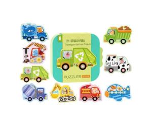 Puzzles pour,Jouets éducatifs avec Dessins animés | Puzzles pour l'enfance - pour Les de 3 à 5 Ans Garçons et Filles Cadeaux Noël Voyage Fête de l'école Maternelle