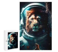 Puzzles Pour Les Adolescents 1000 PCS Lion Visage Puzzle Pour Adultes Jeux Relaxants Assemblage De Modèles Interaction Parent-enfant 1000 PCS