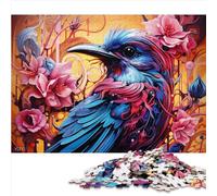 Puzzles pour Oiseau Bleu et Fleurs Puzzle pour Adultes 1000 pièces Puzzle en Bois pour Adultes Puzzle 1000 pièces Puzzle éducatif FamilyGame 1000 pièces (50 x 75 cm)
