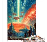 Puzzles pour Puzzle 1000 pièces pour Adultes Martian_Mayhem_ Carton Premium pour Adultes Offre familiale comme Cadeaux pour Toute la Famille 1000 pièces(26x38cm)