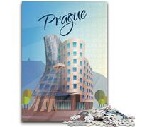 Puzzles Prague pour Adultes 1000 pièces, Jouets de Divertissement Familial, idéal comme Cadeau pour Toute la Famille 1000 pièces (26x38cm)