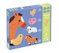Djeco Jeu éducatif Puzzle Ferme FSC Mix 3-6 pièces