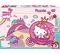 Puzzles Princesse Kitty, 60 Pcs, Effet Scintillant