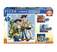 Educa Borrás – Puzzles Films Disney Pixar évolutifs – Lot de 4