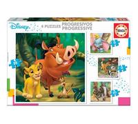 Puzzles Progressifs Disney Animals - EDUCA - De 9 à 25 pièces - Pour Enfants