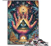 Puzzles psychédéliques 2000 pièces pour Adultes, à partir de 14 Ans, pour améliorer la mémoire (70x100cm)