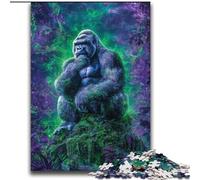 Puzzles psychédéliques chimpanzés pour Adultes 2000 Puzzles, adaptés aux 14 Ans et Plus Amusement en Famille pour Toute la Famille (70x100cm)