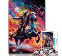 Puzzles psychédéliques colorés de 1000 pièces pour Adolescents, Jeu Familial Anti-Stress, défi Difficile, Cadeaux pour Amis et Famille (75x50cm)