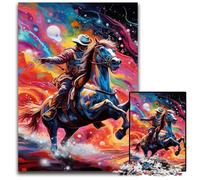 Puzzles psychédéliques colorés de 1000 pièces pour Adultes. Puzzles pour Adultes. Activité familiale Amusante, défi cérébral, Cadeau Parfait pour Adolescent. 50x75cm/19,68x29,52 Pouces.