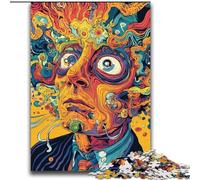Puzzles psychédéliques de 2000 pièces pour Adolescents, Difficiles à réaliser, mais Amusants et Humoristiques Cadeau d'anniversaire, décoration Murale (70x100cm)