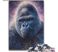 Puzzles psychédéliques de chimpanzés pour Adultes et Adolescents, à partir de 14 Ans Jeu de Noël Anti-Stress pour Femmes (70x100cm)