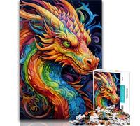 Puzzles psychédéliques de Dragon pour Adolescents, 1 000 pièces, Jeux éducatifs, décoration d'intérieur, à Offrir en Cadeau à Toute la Famille (38x26cm)