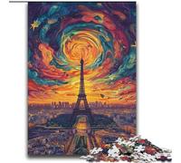 Puzzles psychédéliques Eiffel pour Adultes, 2000 pièces, Difficiles, stimulent Le Cerveau, Jouets addictifs pour cultiver la Patience, décoration Parfaite (70x100cm)