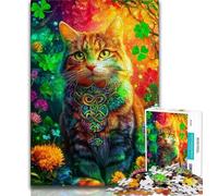 Puzzles psychédéliques pour Adolescents, 1 000 pièces, Assemblage de Motifs, activités Amusantes à la Maison, Cadeau d'anniversaire, Cadeau de Voyage, 50x75cm