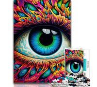 Puzzles psychédéliques pour Adolescents, 1 000 pièces, Difficiles à réaliser, mais Amusants et Humoristiques, décoration d'intérieur et Cadeaux Uniques, 38x26cm