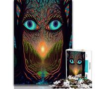 Puzzles psychédéliques pour Adolescents, 1 000 pièces, Jeux éducatifs, Anti-Stress, Cadeaux d'anniversaire Uniques (Taille 75x50cm)