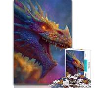 Puzzles psychédéliques pour Adultes, 1000 pièces, Jeu éducatif, Jouet, décoration Murale, Cadeaux d'anniversaire et de Noël Uniques, 50x75cm