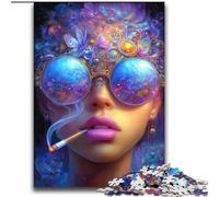 Puzzles Punk Girl pour Ados 2000, Jeux éducatifs et éducatifs pour Toute la Famille avec Affiche et fiche de Questions (70x100cm)
