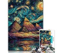 Puzzles pyramidaux Ciel étoilé pour Adultes, stimulent Le Cerveau, Jouets addictifs pour cultiver la Patience, adaptés aux Couples (38x26cm)