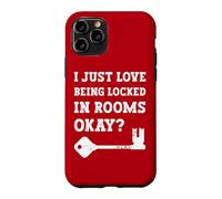 Puzzles Que J'adore être enfermée dans des pièces Okay Escape Room Coque pour iPhone 11 Pro