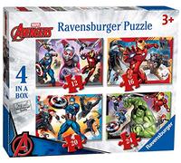 Ravensburger – Puzzle Marvel Avengers – 4 puzzles, 12 pièces