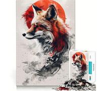Puzzles Red Fox Japan pour Adultes, 1000 pièces, Collection Joy Quality Edge Art (38x26cm)