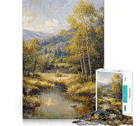 Puzzles Reflets de Montagne pour Adultes, 1000 pièces, Logic Boost Toy Group Joy Premium Edge, Surprise d'anniversaire (50x75cm)