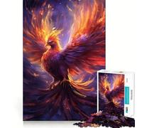 Puzzles Rising Phoenix pour Adultes, 1000 pièces, pour stimuler Le Cerveau et se détendre, Collection d'œuvres d'art aux Bords précis (38x26cm)
