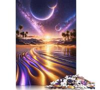 Puzzles Rivages Célestes 500 pièces pour Adultes et Puzzles en Bois. Jeu éducatif Familial. 500 pièces (52 x 38 cm).