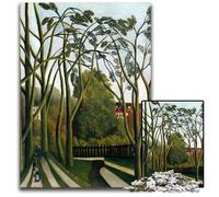 Puzzles Rives de la Bièvre 1000 pièces pour Adultes Puzzle en Papier Divertissement Relaxant Cadeau de Noël Parfait et décoration d'intérieur 1000 pièces (38x26cm)