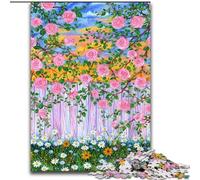 Puzzles Roses pour Adultes 1000 pièces, à partir de 14 Ans, idées Cadeaux pour améliorer la mémoire 26x38cm