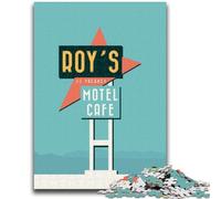 Puzzles Roys Motel pour Adultes 1000 pièces, Jeux éducatifs Anti-Stress, Cadeaux du Père Noël Secret pour Les Enfants de 14 Ans et Plus (1000 pièces, 26x38cm)