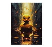 Puzzles Rubber Duck Bath Duck Puzzles pour Adultes, Jouets Anti-Stress, Modèles À Assembler, Parfaits comme Cadeaux pour Toute La Famille 52x38cm/1000pcs