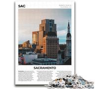 Puzzles Sacramento pour Adolescents 2000 pièces, Jouets addictifs pour stimuler l'intelligence cérébrale, Cadeaux d'anniversaire pour Les 14 Ans et Plus, 2000 pièces (70x100cm)