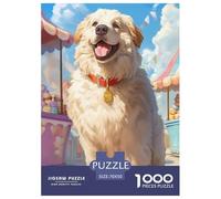 Puzzles Saint-Bernard De 1000 Pièces pour Adultes,Temps Heureux avec Les Animaux de Compagnie Un Jeu De Dexérité Très Difficile Puzzle Jeu Éducatif Aux Défis 70x50cm/1000pcs