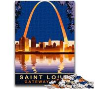 Puzzles Saint-Louis pour Adultes 1000 pièces, Jouets éducatifs, Jeux Anti-Stress, Cadeaux du Père Noël Secret pour Les Enfants de 14 Ans et Plus (1000 pièces, 26x38cm)