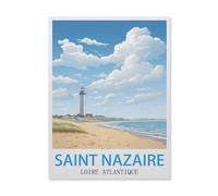 Puzzles，Saint-Nazaire Loire-Atlantique，Adultes Puzzle en Papier, Décoration De La Maison Moderne pour Le Salon-1000 Pièces（38x26cm）-GM25