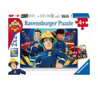 Puzzles SAM LE POMPIER 2x24 pièces - Sam vous aide dans le besoin - Ravensburger - Coffret de puzzles pour enfants - À partir de 4 ans