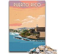 Puzzles San Juan de Porto Rico pour Adolescents 1000 Puzzles, pour Les 14 Ans et Plus Jeux Amusants Activités Amusantes à la Maison, Cadeaux d'anniversaire, Cadeaux de Voyage 1000 pièces (50x75cm)