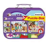 Puzzles Schleich, Horse Club, Coffret De Puzzles, 2x60, 2x100 Pcs
