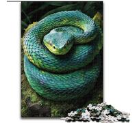 Puzzles Serpent Fantastique pour Adolescents 1000 Puzzles, Défi d'Intelligence Cérébrale Jouets Addictifs Cadeaux d'anniversaire pour 14 Ans et Plus (26x38cm)