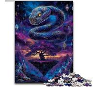 Puzzles Serpent Mystérieux 1000 Pièces pour Adultes, Jeux Éducatifs Décoration de Maison Convient pour Décoration de Bureau (26x38cm)