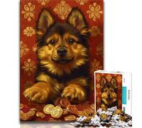Puzzles Shiba Inu Abstraits 1000 pièces pour Adolescents, aident Le Cerveau à exercer des Jouets addictifs pour cultiver la Patience et l'interaction Parent-Enfant (75x50cm)
