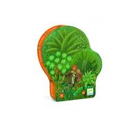 Puzzles silhouettes - dans la jungle - 54 pièces vert TU