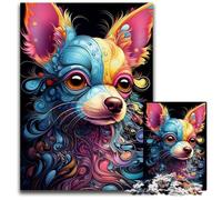 Puzzles Singes Colorés 1000 Pièces pour Adultes Puzzles Difficiles pour Adultes Activité Maison pour Vacances, Anniversaires et Soirées de Jeux en Famille 26x38cm/10,23x14,96 Pouces