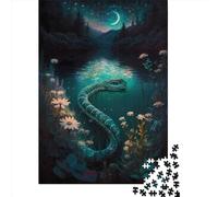 Puzzles Snake Fable pour Adultes, Puzzles 500 pièces pour Adultes, Puzzle en Bois Amusant et décompressant 500 pièces (52 x 38 cm)