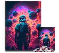 Puzzles Space Explorer 1000 pièces pour Adultes, Jeu de réflexion pour Adolescents, pour Les fêtes 26x38cm/10,23x14,96 Pouces